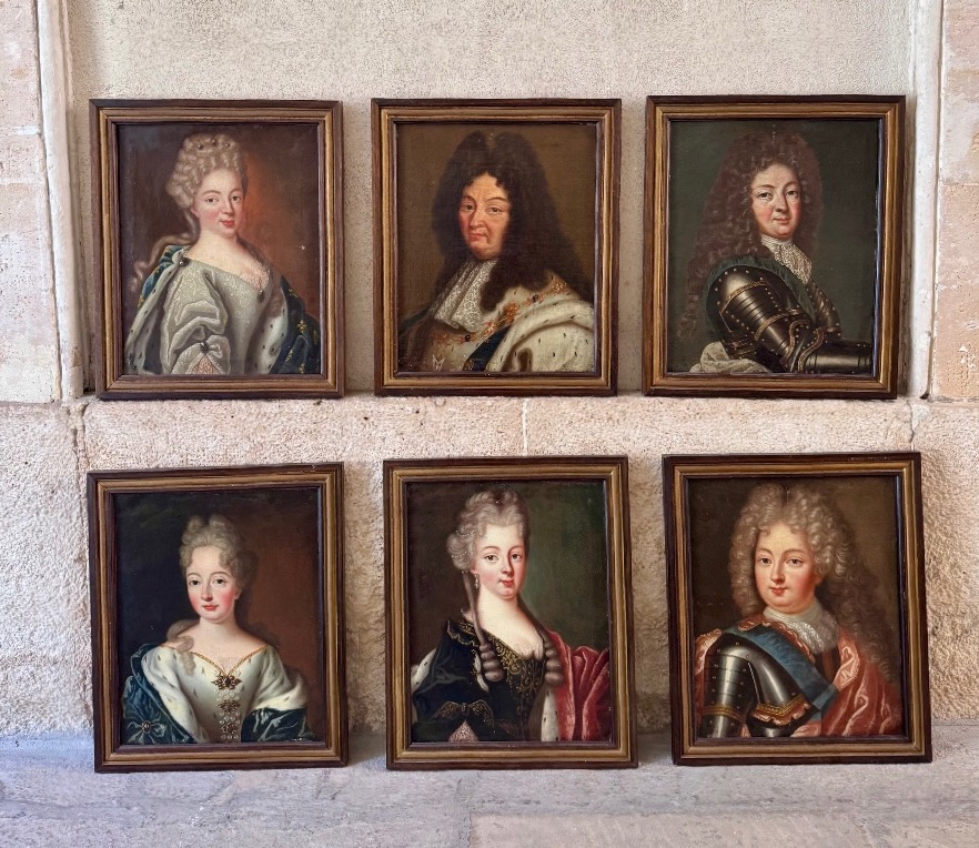 Louis XIV Et La Famille Royale De Bourbon Vers 1720