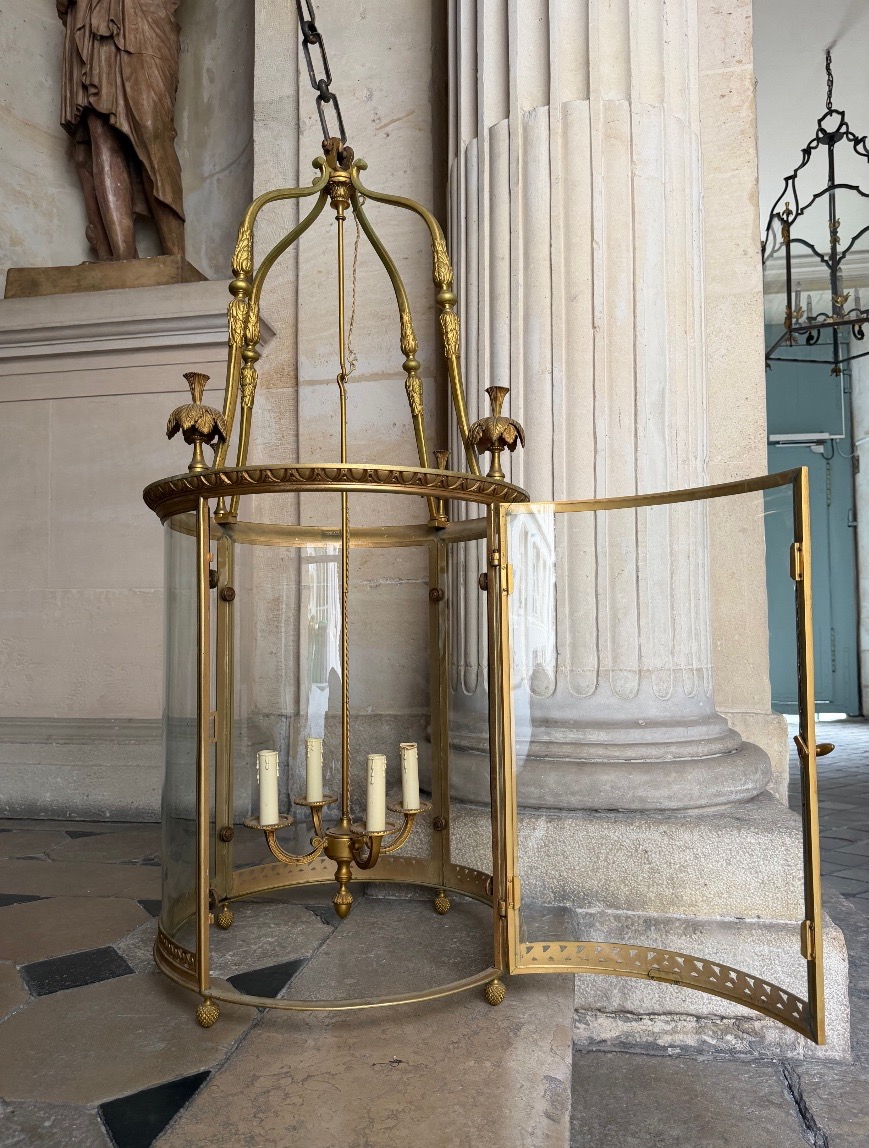 Grande lanterne de vestibule de la maison lacarrière et Delatour vers 1870-photo-1