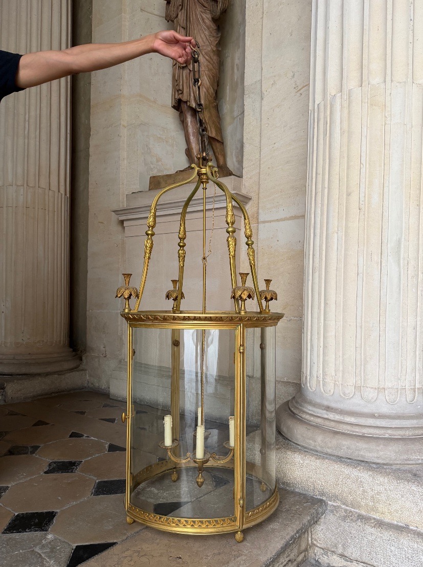 Grande lanterne de vestibule de la maison lacarrière et Delatour vers 1870-photo-5