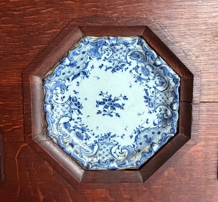 18th-century Delft Earthenware Tiles In A Frame -photo-6