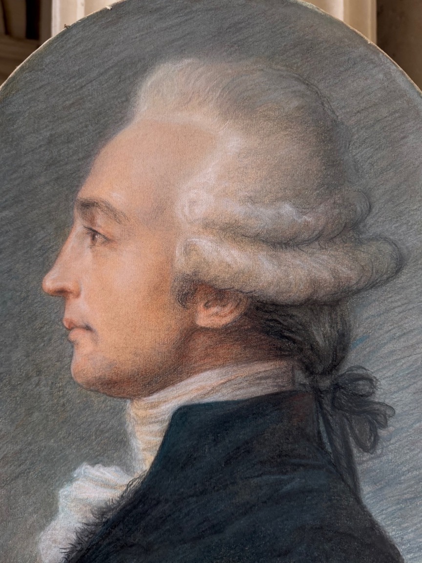 Portrait d’homme au pastel vers 1780-photo-2