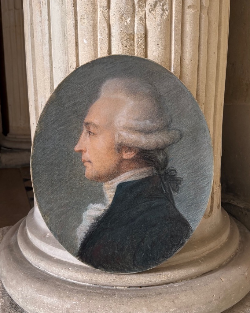 Portrait d’homme au pastel vers 1780