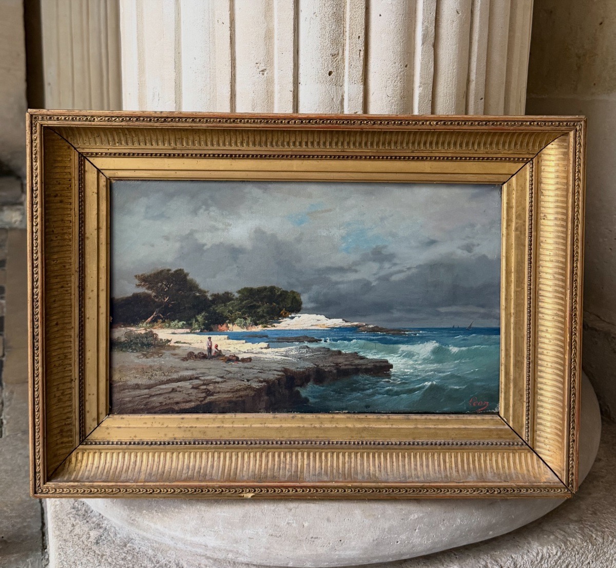 View Of Cap D’antibes Around 1850