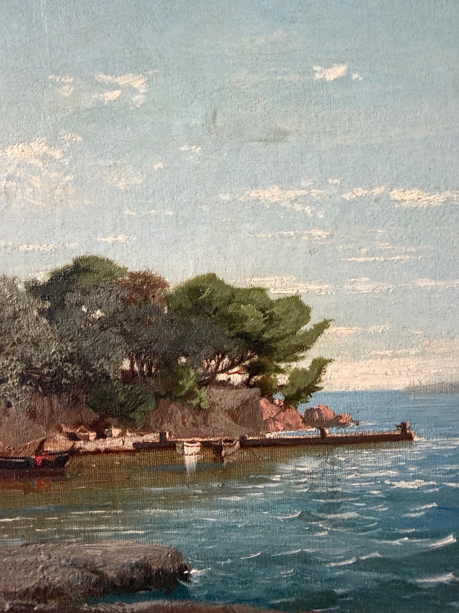 View Of Cap D'antibes Around 1850-photo-2