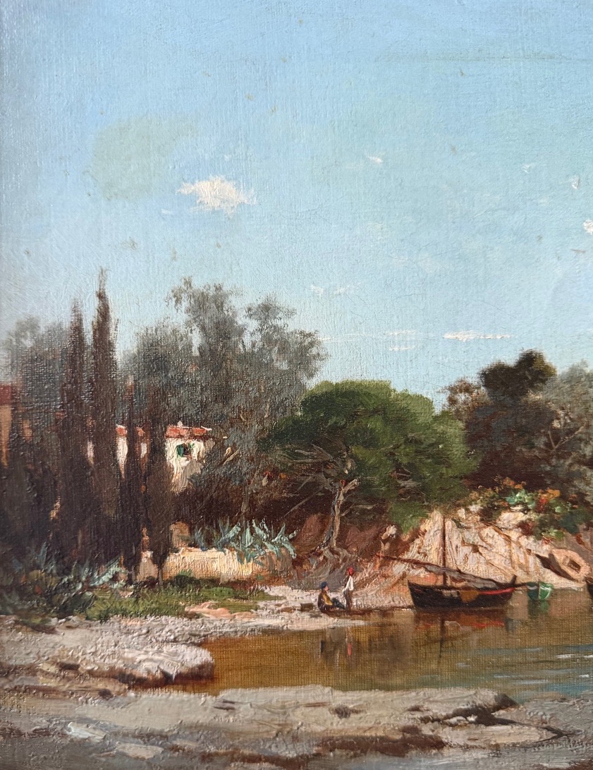 View Of Cap D'antibes Around 1850-photo-3