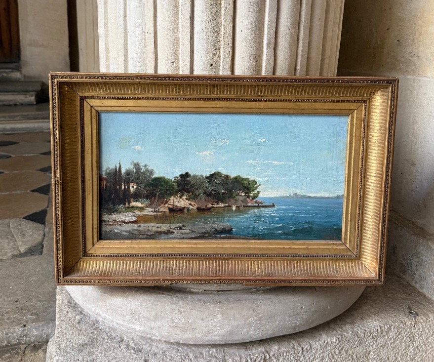 View Of Cap D'antibes Around 1850
