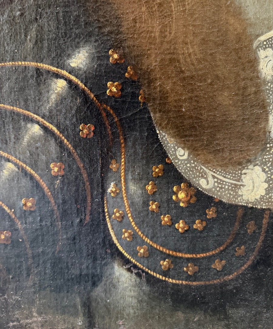Portrait d’un gentilhomme en cuirasse vers 1690-photo-3