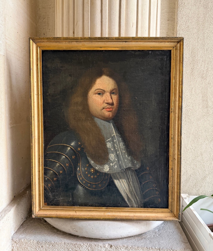 Portrait d’un gentilhomme en cuirasse vers 1690-photo-2