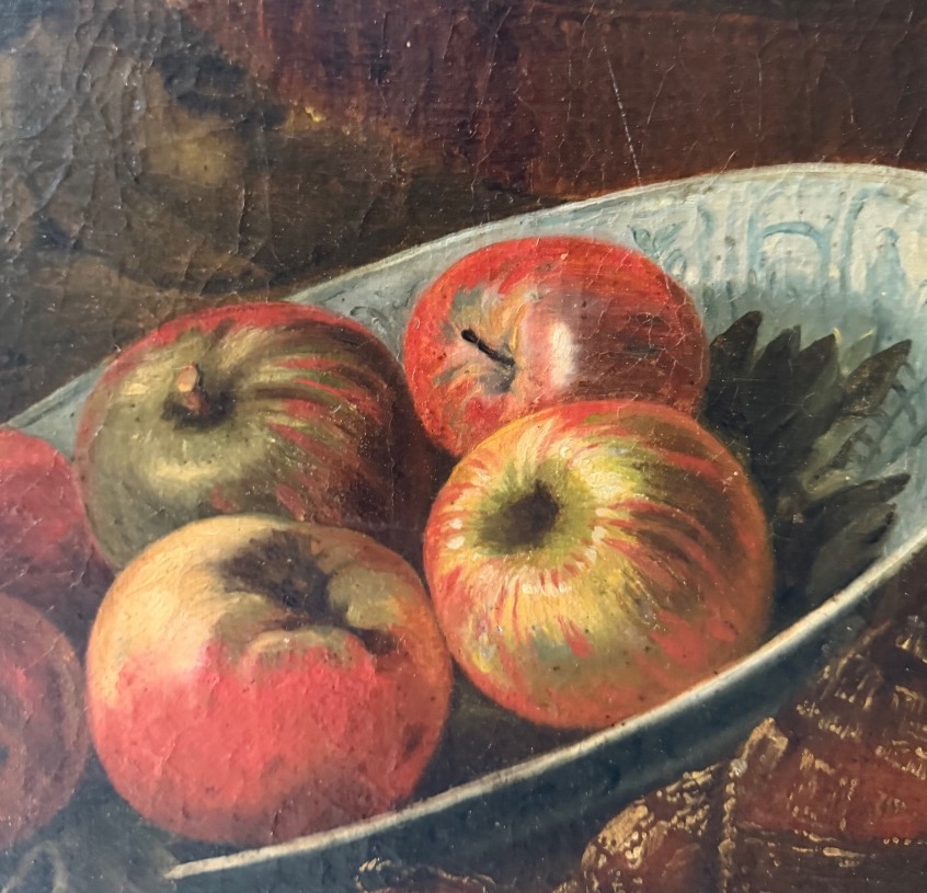 Still Life With Fruit And Dogs, Dutch School, Late 18th Century -photo-4
