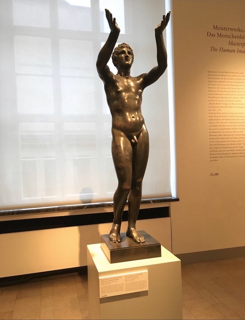 Jeune Homme Priant, Bronze Barbedienne 19ème Siècle d’Après l’Antique-photo-6