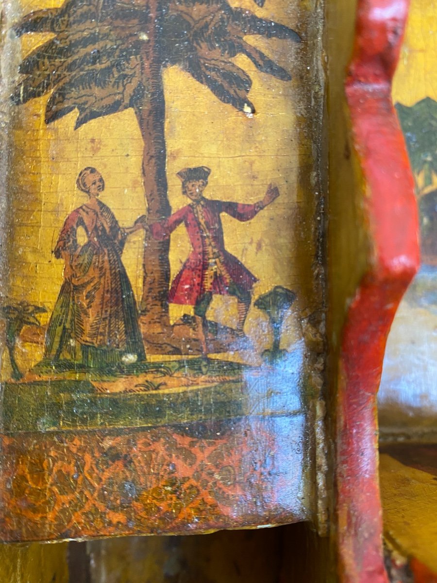 Arte Povera Writing Case, Venice 18th Century-photo-3