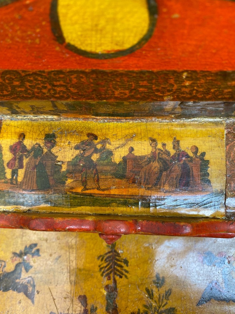 Arte Povera Writing Case, Venice 18th Century-photo-5