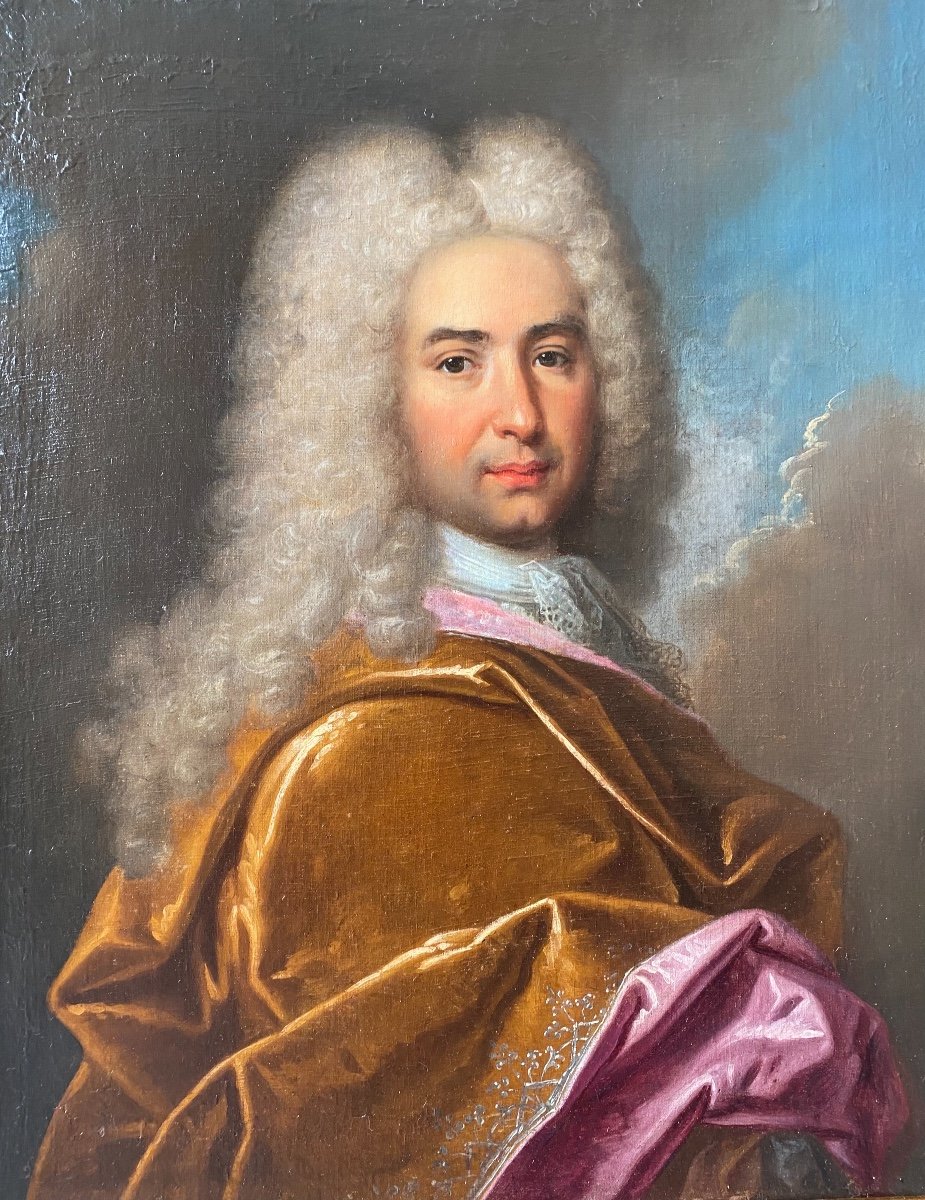 Portrait Of A Man, François De Troy Around 1700-photo-2