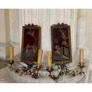 Pair Of Louis XVI Style Sconces