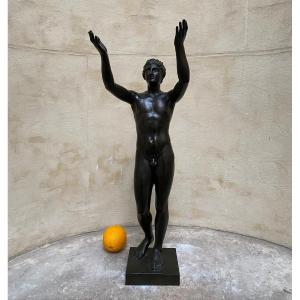 Jeune Homme Priant, Bronze Barbedienne 1850