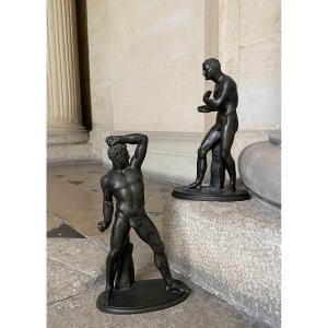 Creugas And Damoxenus, Bronzes After Antonio Canova 
