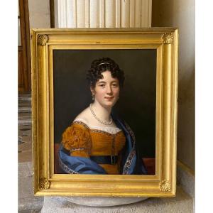 Portrait Of A Woman In Bust Around 1810, Nicolas Gosse (entourage Of)