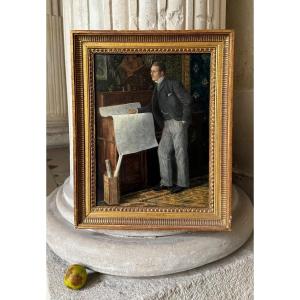Portrait Of The Architect Otto Niebuhrs By Otto Huschke, 1894