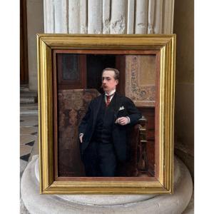 Portrait d'Un Homme Du Monde, Jean-joseph Weerts 1892