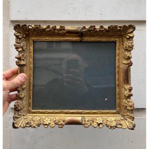 Cadre En Bois Doré 18ème Siècle 