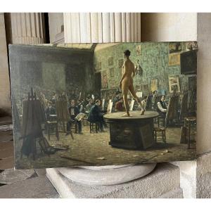 L’Atelier De Gabriel Ferrier, Par Joseph Émile Palmero En 1908