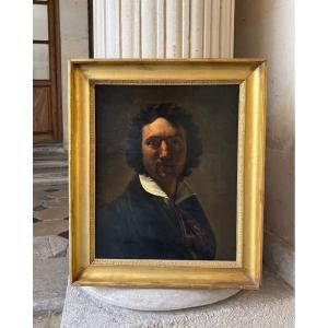 Self-portrait By Jean-baptiste Paulin-guérin, Artist’s Studio, C. 1820