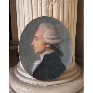 Pastel Portrait Of A Man, Circa 1780