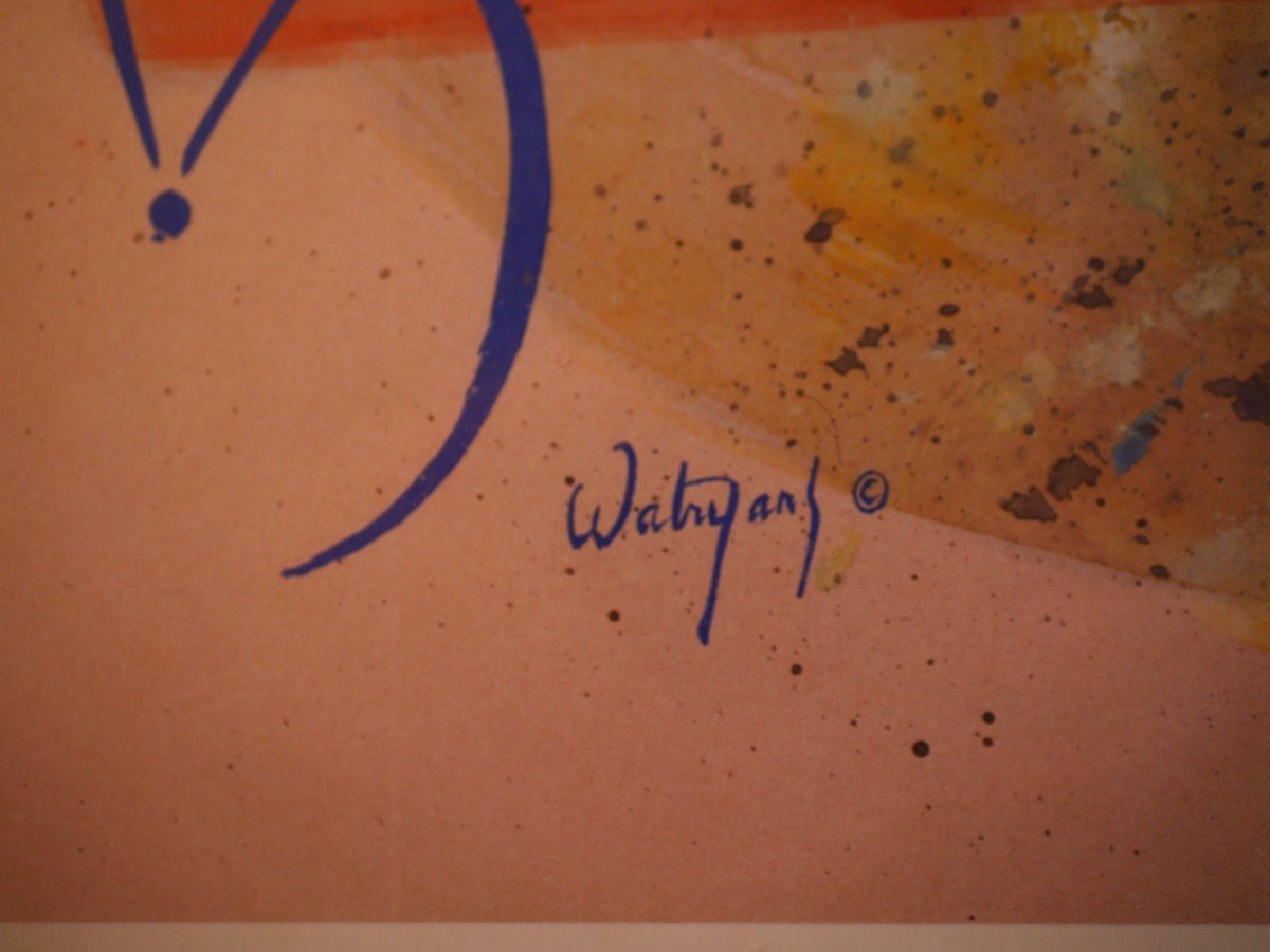 Lithograph, Framed Silkscreen, Signed Under Glass - Grand Prix d'Amérique 1998-photo-1