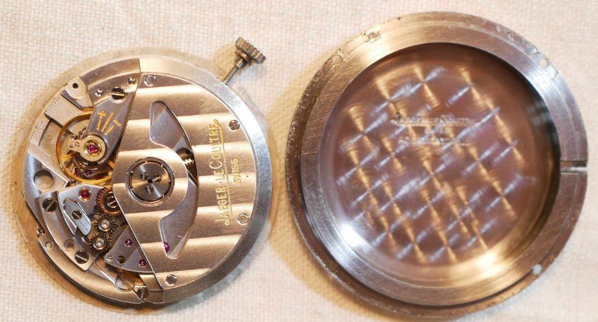 Montre Bracelet Automatic Jaeger Le Coultre Extra-plate Calibre 900 Chromée  Montre Classique-photo-4
