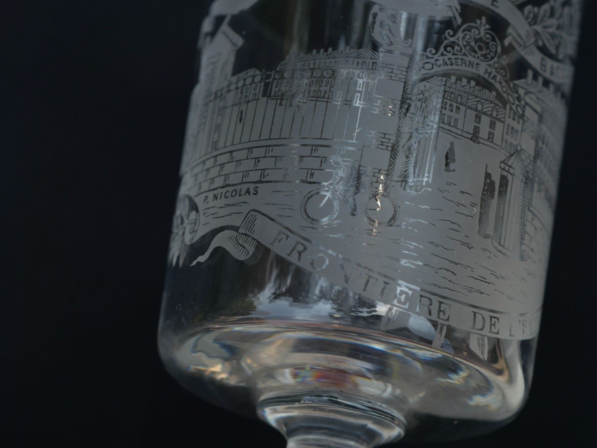 Verre Cristal Baccarat - 20ième Bataillon De Chasseurs à Pied - XIX Ième STA22BAC001-photo-4