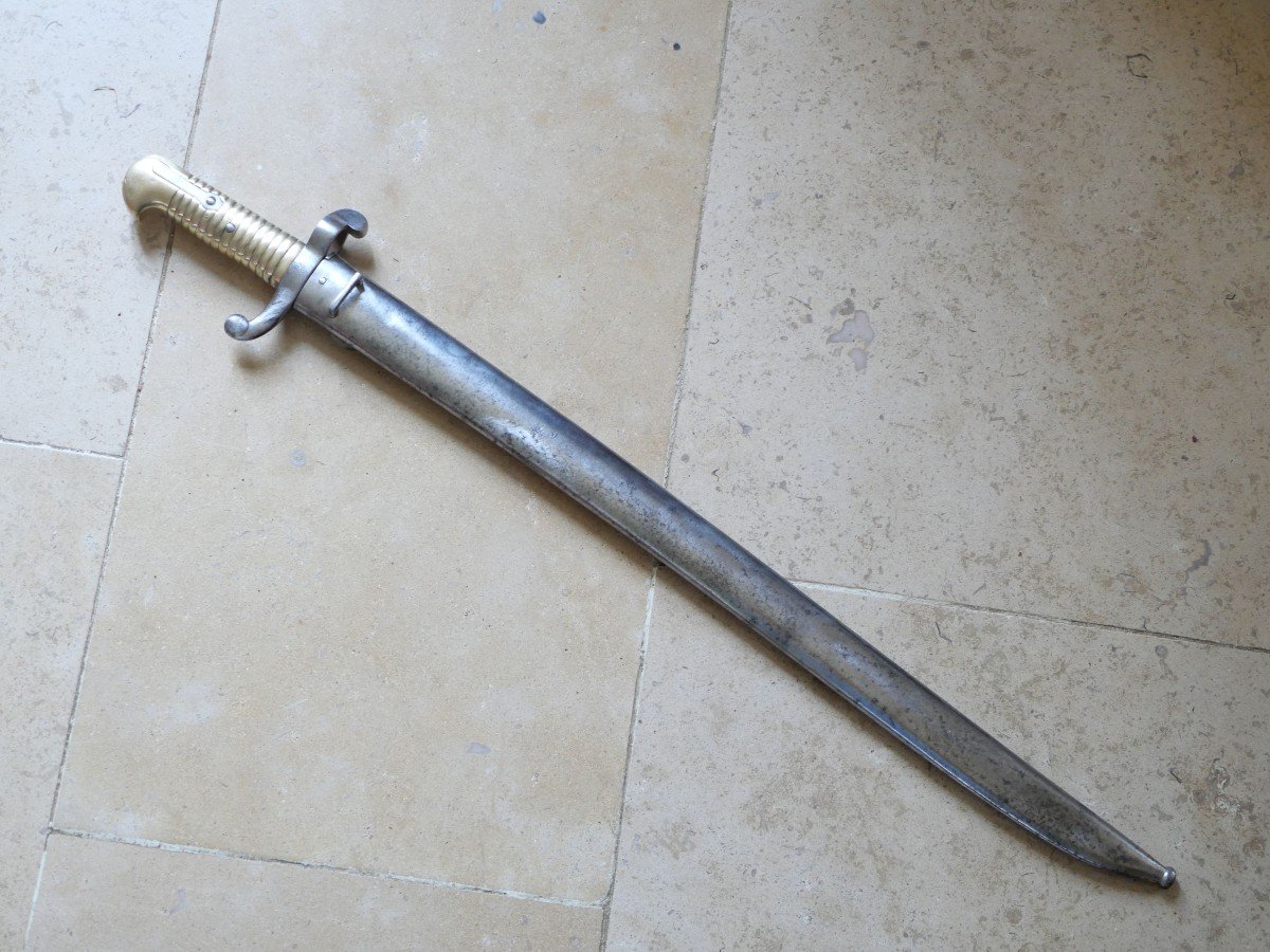 Saber Bayonet Model 1842 - French Regulatory Bayonet From The 19th Century -photo-3