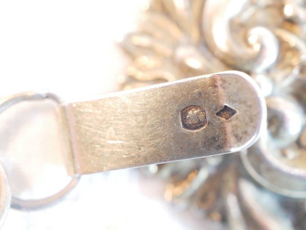 Pair Of Solid Silver Cape Belt Buckles Minerva Hallmark 19th Century Sch21cap001-photo-4