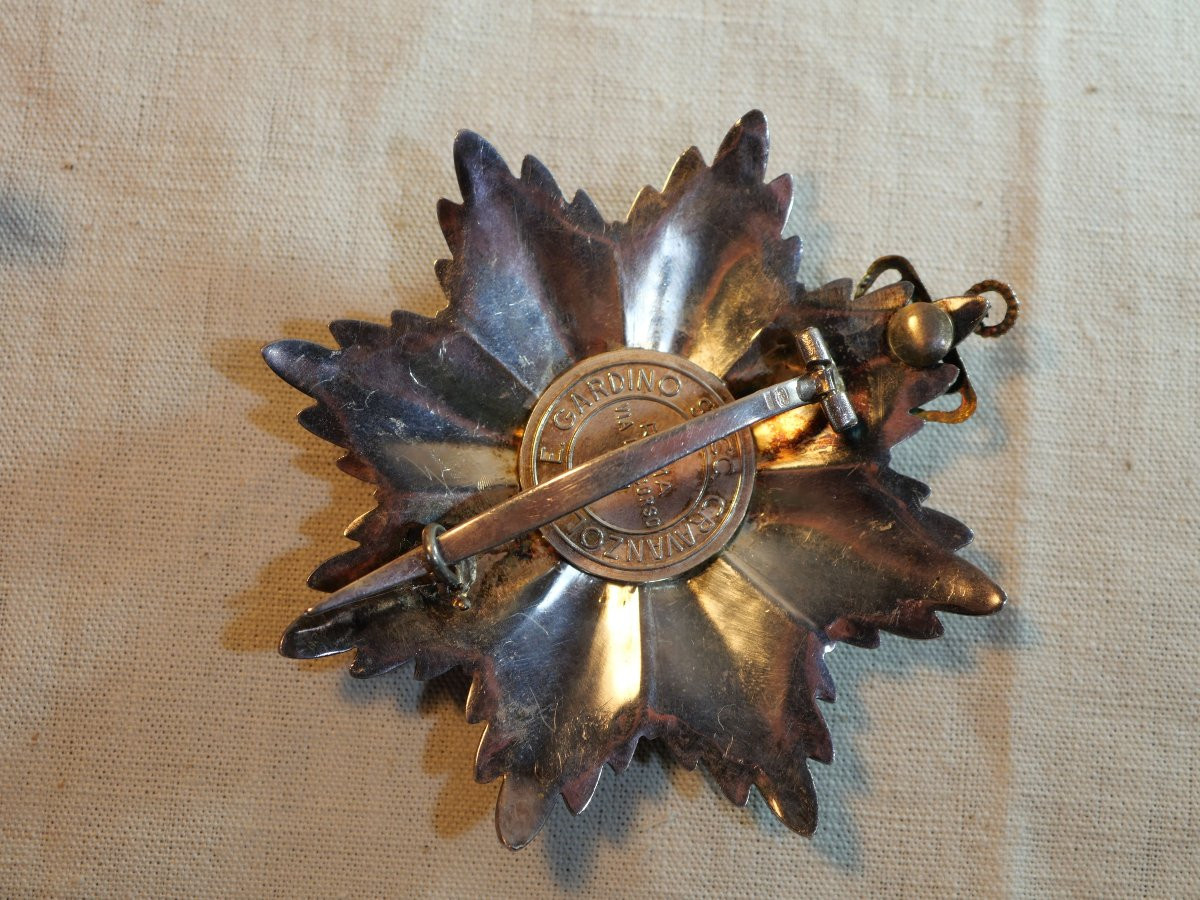 Ordre De Malte Ensemble Grand-croix Plaque Argent, Bijou  écharpe ... En écrin - Lis25mal001-photo-5