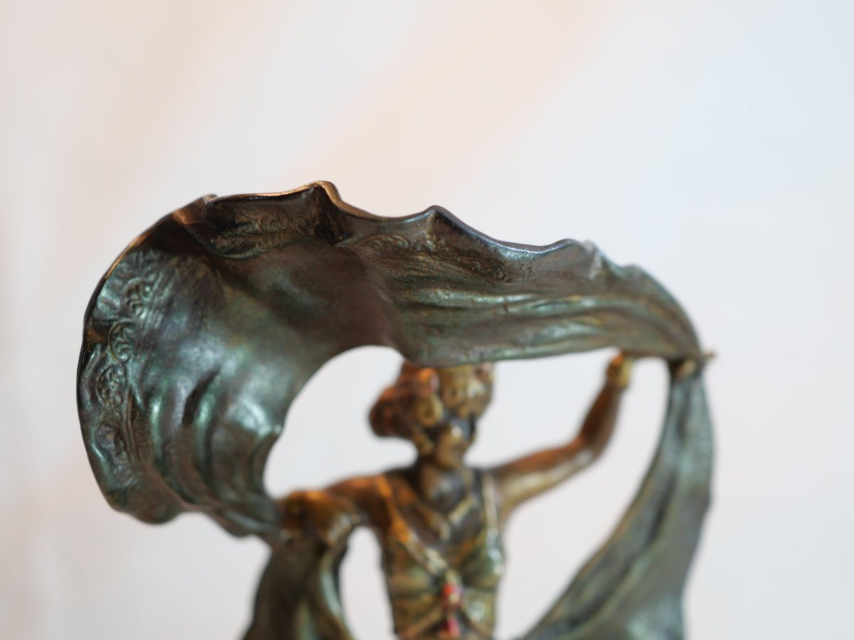 Erotica - Vienna Bronze XIX Franz Xavier Bergmann (1861-1936) Oriental Dancer Per25bzv002-photo-3