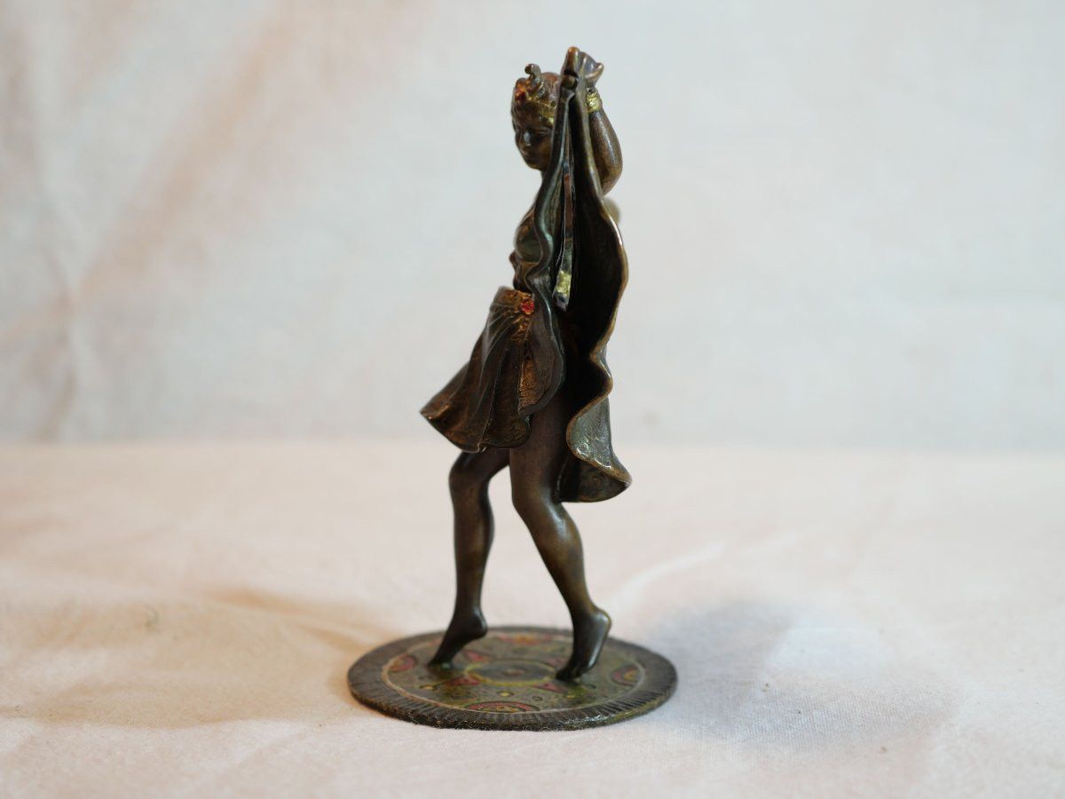 Erotica - Vienna Bronze XIX Franz Xavier Bergmann (1861-1936) Oriental Dancer Per25bzv002-photo-1