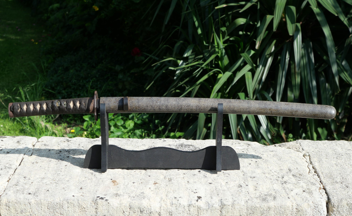  Japanese Wakizashi Sword Edo Period Signed By The Blacksmith Nagayoshi - Sdc25wak001