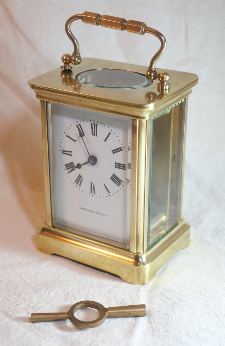 Pendule officier NORMANDY HOTEL DEAUVILLE fabriquée par Bayard EPA25OFF001-photo-3