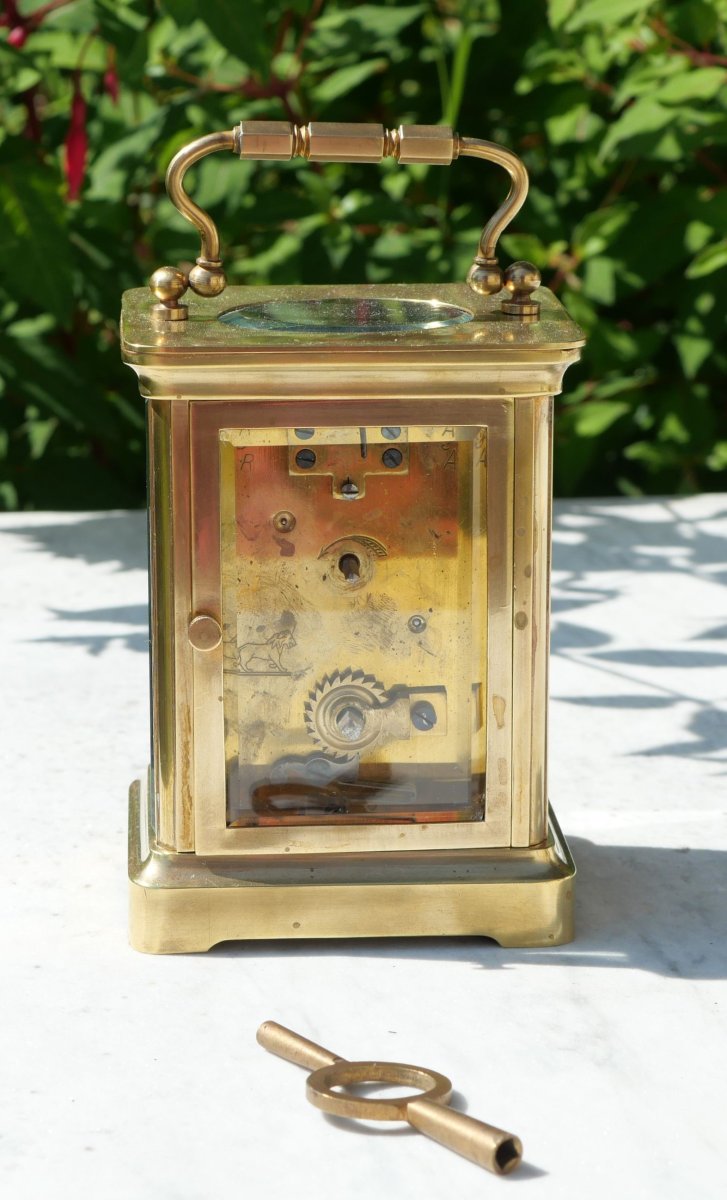Pendule officier NORMANDY HOTEL DEAUVILLE fabriquée par Bayard EPA25OFF001-photo-3