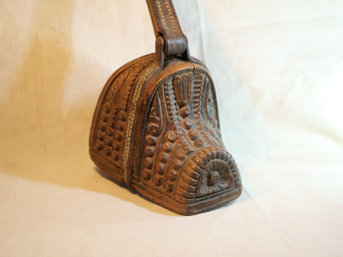 Sabot étrier en bois sculpté amazone normande XIX LIS25ETR001-photo-2