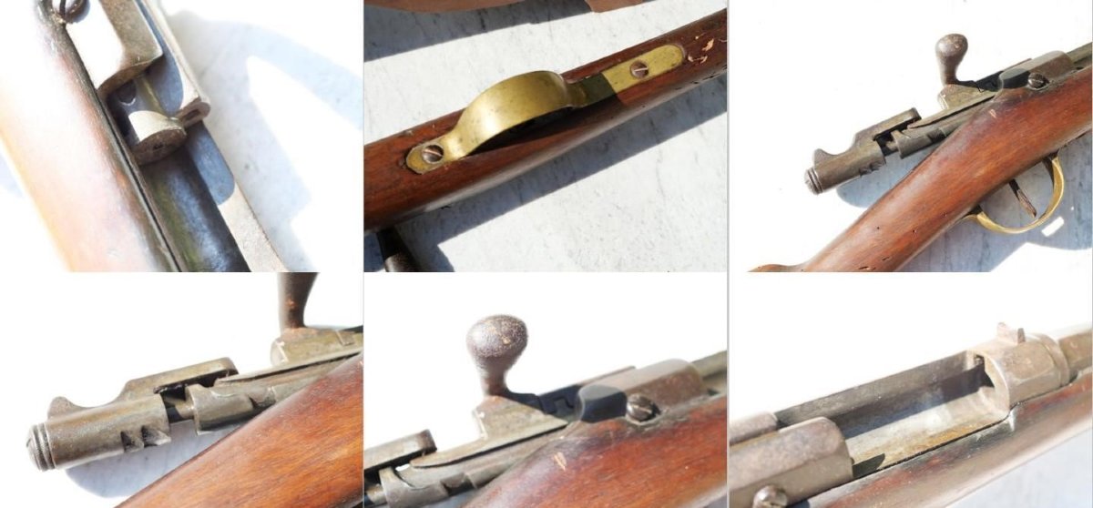   Mousqueton d'artillerie montée GRAS Manufacture d'arme Tulle 1866 chasse CAL 24 JLB25GRA001-photo-2