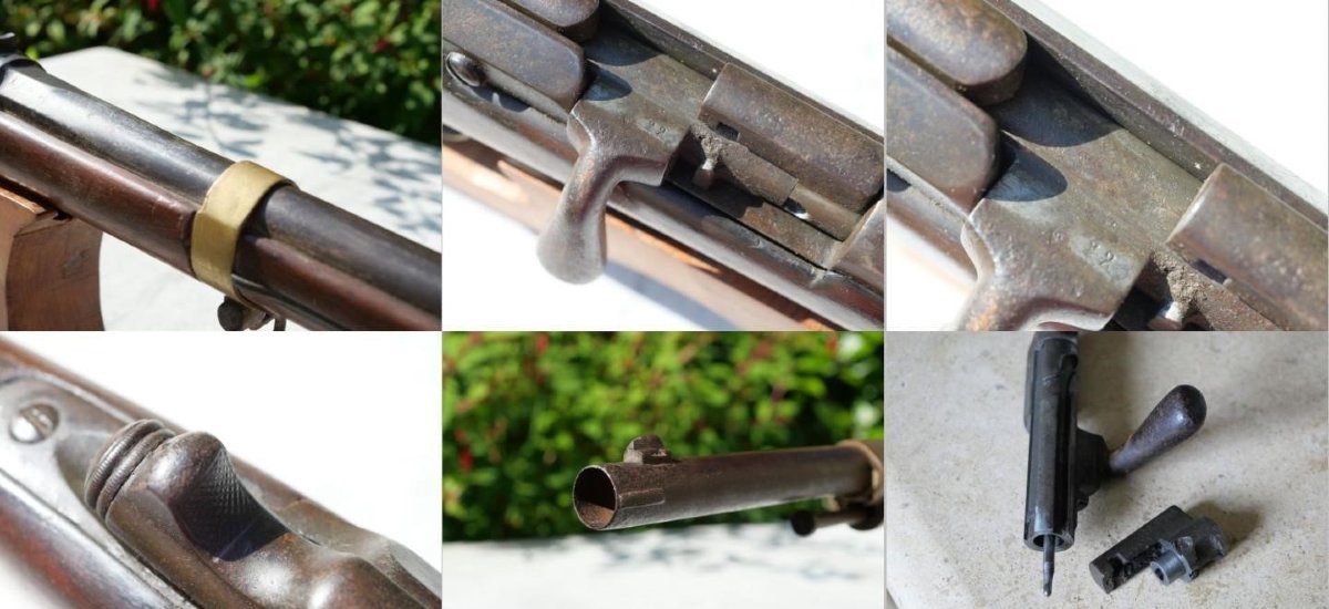   Mousqueton d'artillerie montée GRAS Manufacture d'arme Tulle 1866 chasse CAL 24 JLB25GRA001-photo-4