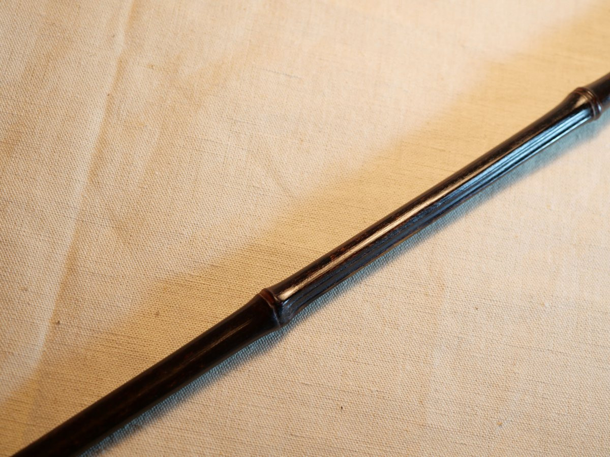 Fine Canne de dandy à pommeau de tête d’oiseau en métal doré XIX SDC24CAN002-photo-8