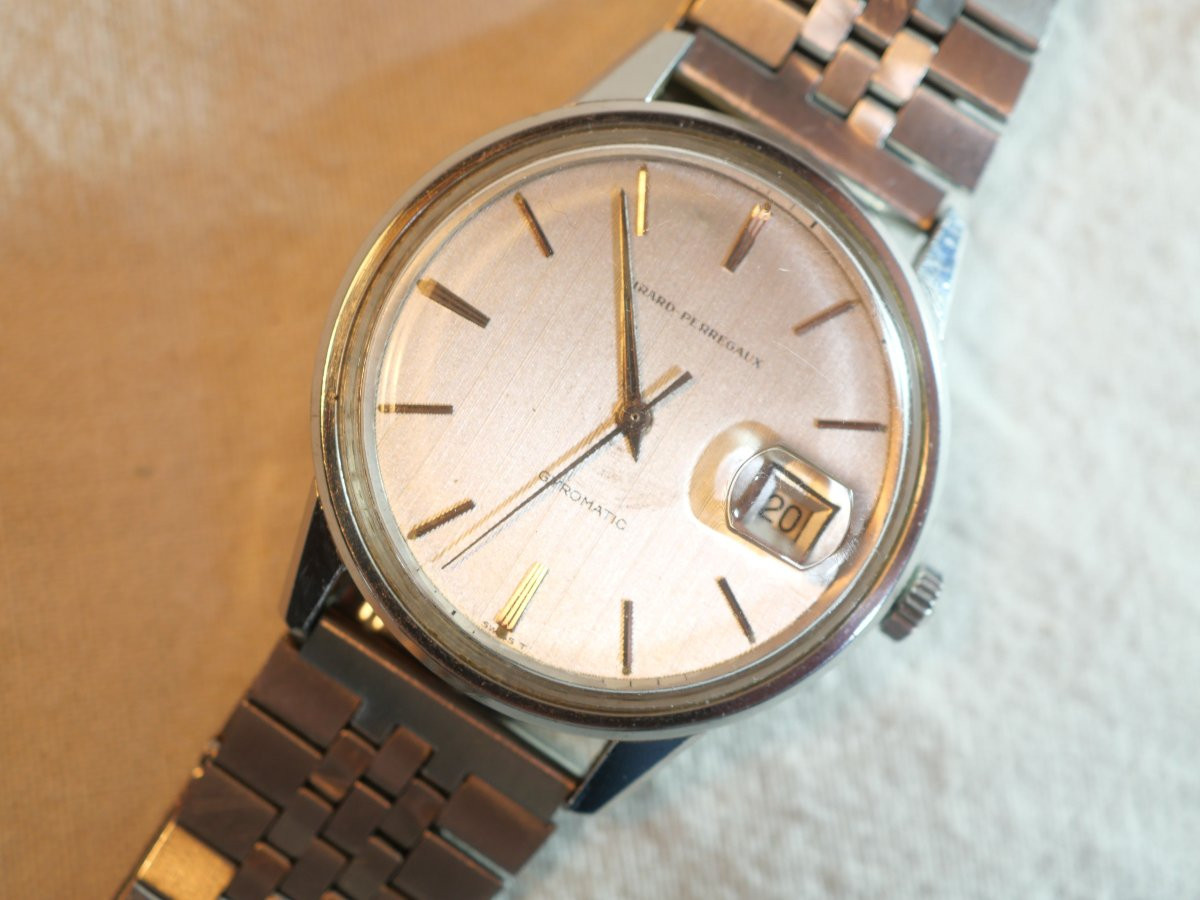 Girard Perregaud Gyromatic Automatic Men's Wristwatch From The 60s - Lbv24gyr001-photo-2