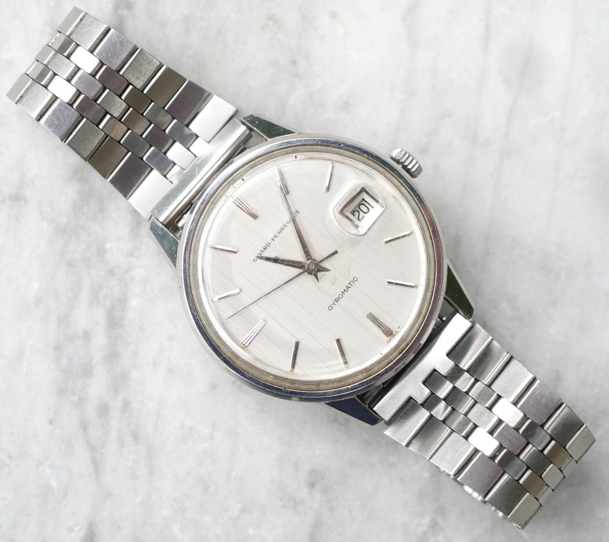 Girard Perregaud Gyromatic Automatic Men's Wristwatch From The 60s - Lbv24gyr001