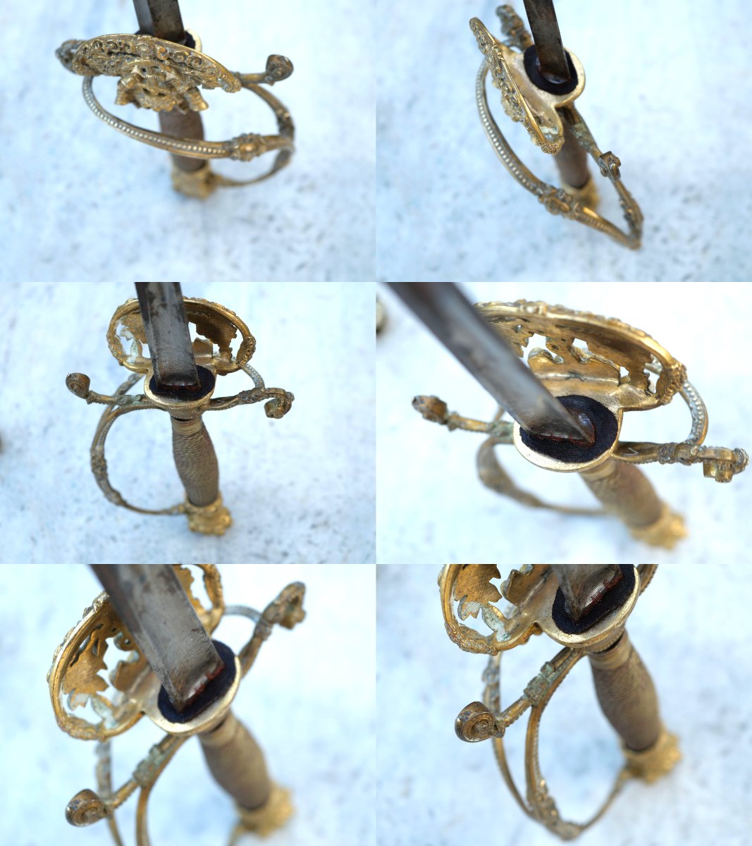 Admiral Sword Navy Kingdom Belgium XIX Sf + Chape - Circa 1831 - Ref Lbv24bel001-photo-5