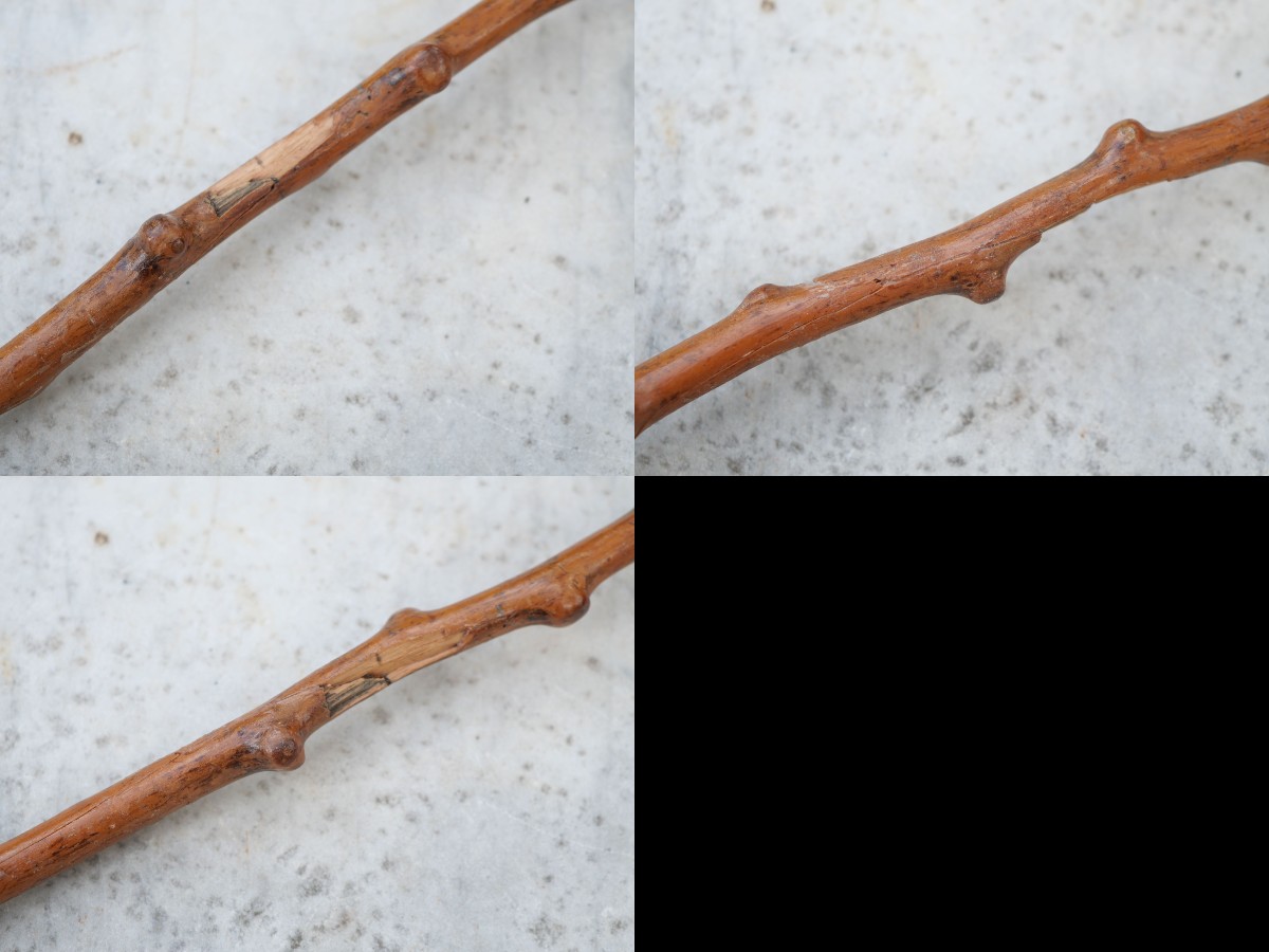 Cravache avec dague dissimulée bouton et arme parfaitement masqués  XIX  HER25CAN006-photo-8