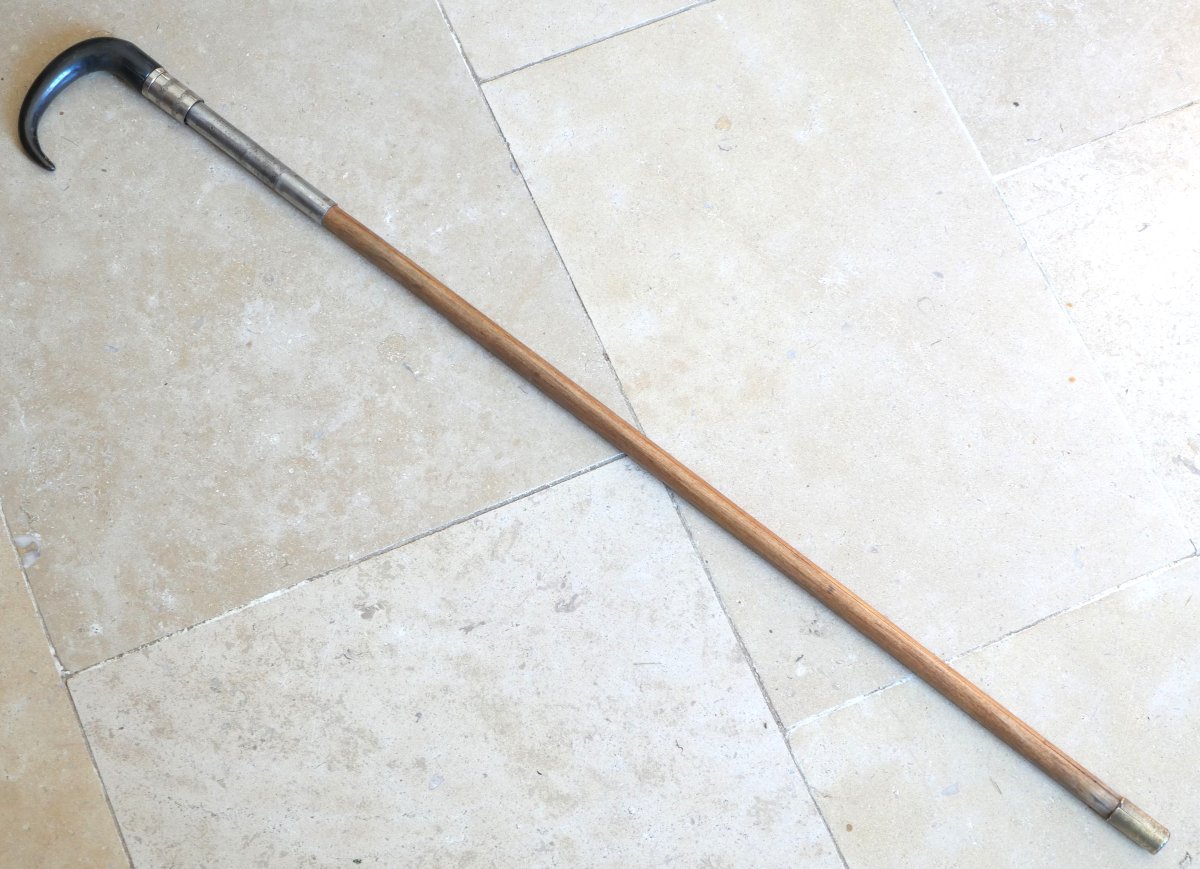 RARE Ancienne Canne fusil 9 mm "RAPID DEFENSIF" avec poinçon - ref HER25CAN010 -photo-7