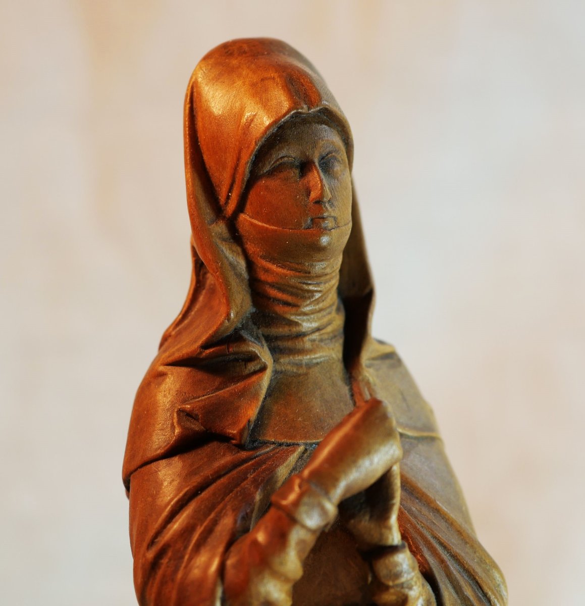 Vierge de Nuremberg sculpture religieuse en bois REV25SCU001-photo-3