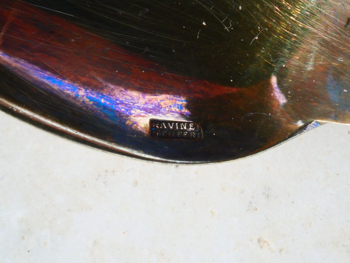 Complete Set Of Ravinet d'Enfert Mocha Spoons - Russian Shape - Good Condition - 20th Century Lcl22rav001 -photo-5