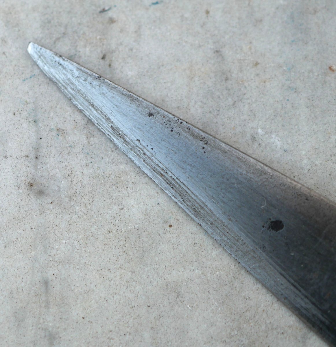 Grand Couteau 47,5 cm pliant Navaja Vendetta XIXème siècle Signé PIQUE Oloron  CAE25NAV001 -photo-6